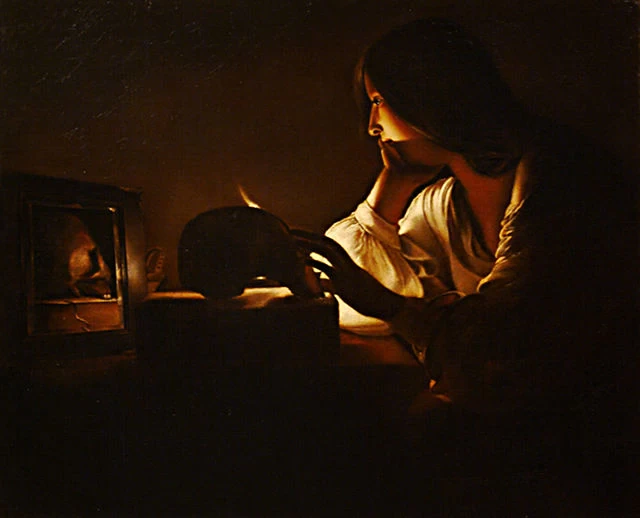 Georges de La Tour - Maddalena allo specchio, Musée Lorrain